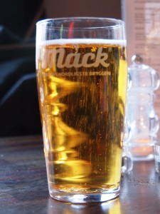 Mack Pilsner in all its glory